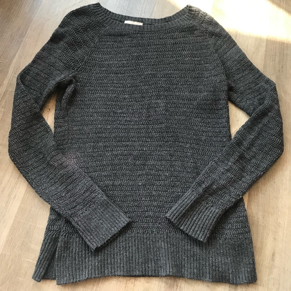 Loft open knit sweater size med
